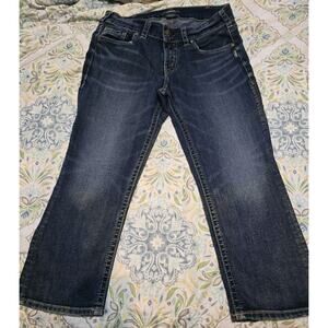 Silver Jeans Suki Capri Denim W 31 L 22 1/2
